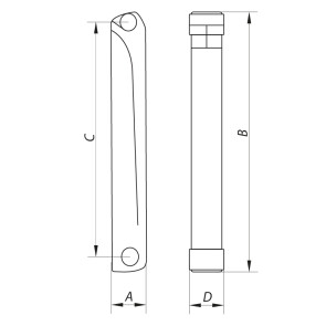 Радиатор секционный KOER 100 Bimetal-200 (KR2872) №3