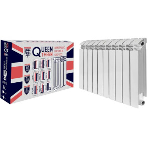 Радиатор биметаллический секционный QUEEN THERM 500/100 (кратно 10) №1