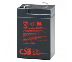 Аккумуляторная батарея CSB GP645, 6V 4.5Ah (70 х 47 х 102 (108) ) Q20