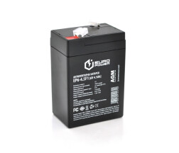 Аккумуляторная батарея EUROPOWER AGM EP6-4.5F1 6 V 4.5 Ah ( 70 x 47 x 100 (105) ) Black Q20