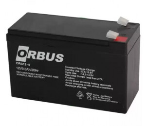 Акумуляторна батарея ORBUS ORB1290 AGM 12V 9Ah (151x65x94) 2.40 kg Q10/450 №1