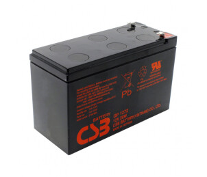 Аккумуляторная батарея CSB GPL1272F2, 12V 7,2Ah (151х65х100мм) 2,63кг Q10 №1
