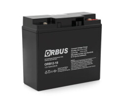 Акумуляторна батарея ORBUS ORB1218 AGM 12V 18 Ah (180 x76x167) 5 kg Q4/192