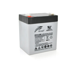 Акумуляторна батарея AGM RITAR HR1222W, Gray Case, 12V 5.5Ah ( 90 х 70 х 101 (107 ) 1.55kg Q10 №1