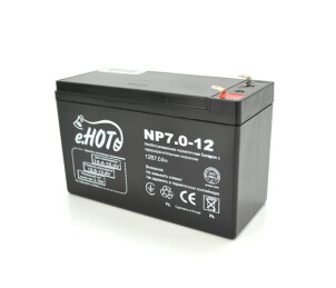 Аккумуляторная батарея 12V 7Ah ENOT (150 x 65 x 95 (100)) №1
