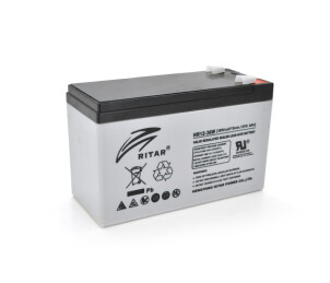 Аккумуляторная батарея AGM RITAR HR1236W, Gray Case, 12V 9.0Ah ( 151 х 65 х 94 (100 ) 2.60kg Q10 №1