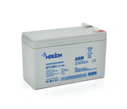 Аккумуляторная батарея MERLION AGM GP1270F2 12 V 7Ah ( 150 x 65 x 95 (100) ) White Q10/480