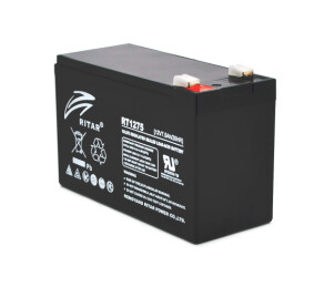 Акумуляторна батарея AGM RITAR RT1275B, Black Case, 12V 7.5Ah ( 151 х 65 х 94 (100) ) Q10 №1