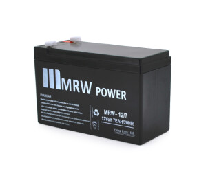 Акумуляторна батарея Mervesan MRW-12/7L 12 V 7Ah ( 150 x 65 x 95 (100) ) BLACK (1.65kg) Q8/672 №1
