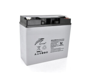 Аккумуляторная батарея AGM RITAR HR1250W, Gray Case, 12V 14.0Ah ( 181 х 77 х 167 ) 4.30kg Q4 №1