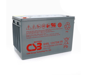 Акумуляторна батарея CSB XHRL12475W, 12V 118.8Ah (343х213х170мм) №1