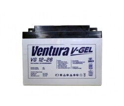 Акумуляторна батарея Ventura VG 12-26 Gel 12V 26Ah (175*166*125мм), Q1