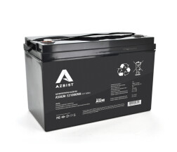 Акумулятор AZBIST Super AGM ASAGM-121000M8, Black Case, 12V 100.0Ah ( 329 x 172 x 215 ) Q1/36