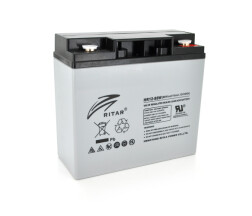 Акумуляторна батарея AGM RITAR HR1288W, Gray Case, 12V 22.0Ah ( 181 х 77 х 167 (167 ) 6.50kg Q4