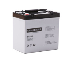 Аккумуляторная батарея CHALLENGER А12-55, 12V 55Ah (229х138х235), Q1, ( VRLA AGM )