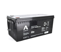 Акумулятор AZBIST Super AGM ASAGM-122000M8, Black Case, 12V 200.0Ah ( 522 х 240 х 219 (224) ) Q1