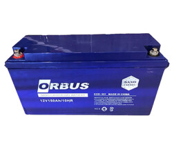 Акумуляторна батарея ORBUS CG12150 GEL 12 V 150 Ah (485 x 172 x 240) Black 47kg Q1/34