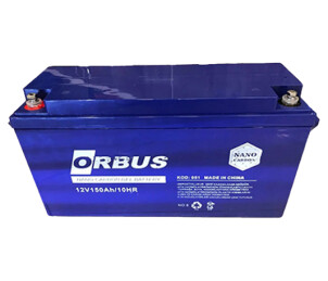 Акумуляторна батарея ORBUS CG12150 GEL 12 V 150 Ah (485 x 172 x 240) Black 47kg Q1/34 №1