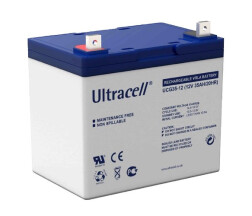 Акумуляторна батарея Ultracell UCG35-12 GEL 12V 35 Ah (195x 130 x 167) White Q1/132