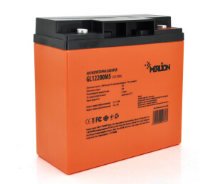 Акумуляторна батарея MERLION GL12200M5 12 V 20 Ah ( 180 x 78 x 165 (168) ) Orange Q4 №1