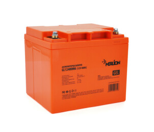 Аккумуляторная батарея MERLION GL12400M6 12 V 40 Ah (198 x 165 x 170 ) Orange Q1/96 №1