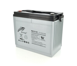 Аккумуляторная батарея AGM RITAR RA12-134, Gray Case, 12V 134.0Ah ( 340 x 173 x 287 ) Q1