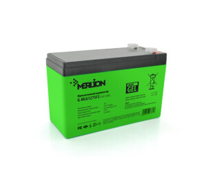 Акумуляторна батарея MERLION G-MLG1275F2 12 V 7,5 Ah ( 150 x 65 x 95 (100) ) Green Q10 №1