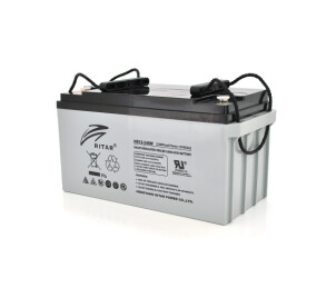 Аккумуляторная батарея AGM RITAR HR12240W, Gray Case, 12V 65.0Ah ( 350 х 167 х 182 (182 ) 19.50 kg Q1/48 №1