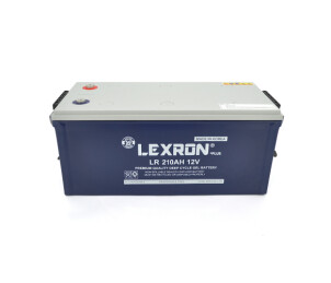 Акумуляторна батарея Lexron LR-DCK-12-210 Carbon-Gel 12V 210 Ah DEEP CYCLE (522 x 240 x 222) 59.5kg №1