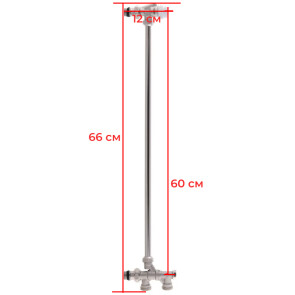 Блок нижнього підключення радіатора з трубкою KOER KR.1135 (KR2896) №2