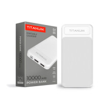 Повербанк TITANUM 912 White 10000mAh