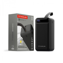 Повербанк 50000mAh TITANUM 741S 22.5W Black