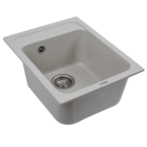 Гранітна мийка для кухні PLATINUM 4050 KORRADO матова Топаз №5