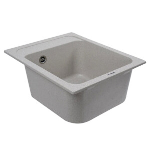 Гранітна мийка для кухні PLATINUM 4050 KORRADO матова Топаз №6
