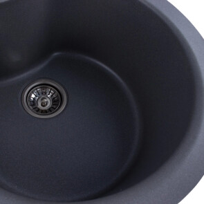 Гранітна мийка для кухні PLATINUM 480 TURAS матова Сірий мусон №4