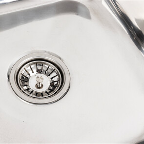 Кухонна мийка з нержавіючої сталі Platinum 8060 R ПОЛІРОВКА (0,7/160 мм) №5