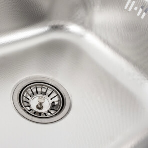 Кухонна мийка з нержавіючої сталі Platinum ДЕКОР 7642 (0,8/180 мм) №5