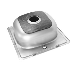 Кухонна мийка з нержавіючої сталі Platinum САТИН 4848 (0,6/170 мм) №5