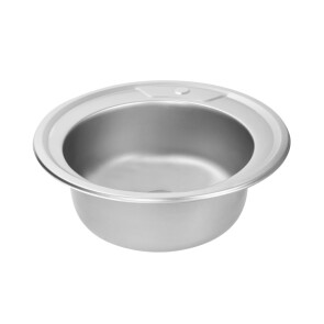 Кухонна мийка з нержавіючої сталі Platinum САТИН 490 (0,8/180 мм) №4