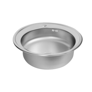 Кухонна мийка з нержавіючої сталі Platinum САТИН 510 (0,6/170 мм) №3