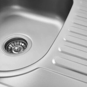 Кухонна мийка з нержавіючої сталі Platinum САТИН 5848 (0,8/180 мм) №4