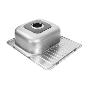 Кухонна мийка з нержавіючої сталі Platinum САТИН 5848 (0,8/180 мм) №5