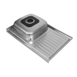 Кухонна мийка з нержавіючої сталі Platinum САТИН 8050 L (0,7/160 мм) №5
