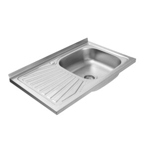 Кухонна мийка з нержавіючої сталі Platinum САТИН 8050 R (0,7/160 мм) №2