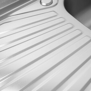 Кухонна мийка з нержавіючої сталі Platinum САТИН 8050 R (0,7/160 мм) №4
