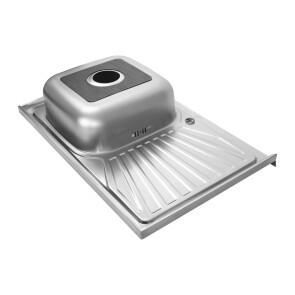 Кухонна мийка з нержавіючої сталі Platinum САТИН 8050 R (0,7/160 мм) №5