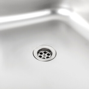 Кухонна мийка з нержавіючої сталі Platinum САТИН 8060 L (0.5/160 мм) №5