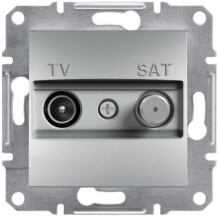 Розетка TV-SAT индивидуальная (1 дБ) Алюминий, Asfora EPH3400461
