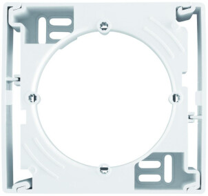 Коробка для зовнішнього монтажу 1-постова, Біла, Asfora EPH6100121 №1