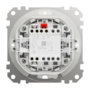 Одноклавішний вимикач IP44, 10А-250В, Бежевий, Sedna Design SDD212101 №2